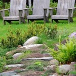 Adirondack chairs waiting