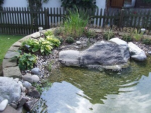 Ein Gartenteich ist eine herrliche Ruhe-Oase im Garten